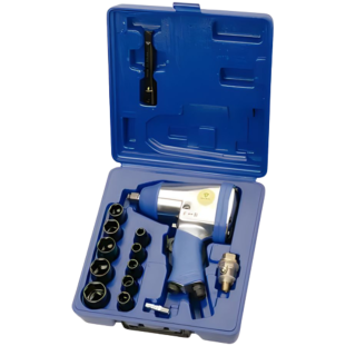 Chave De Impacto 1/2 Pneumatica Kit 17pcs Rp7808 Rongpeng