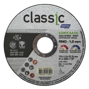  Disco De Corte 4.1/2 X 3/64 X 7/8 Classic Inox Norton