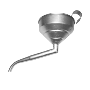 FUNIL METALICO 2 CURVAS PEQUENO KALA