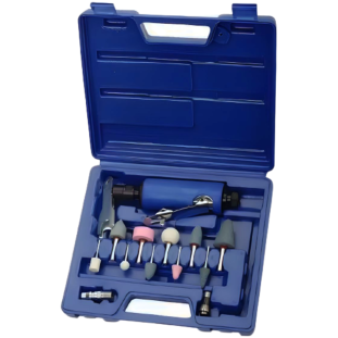 Retificadeira Kit 16 Pneumatica 1/4 Reta Rp7813 Rongpeng