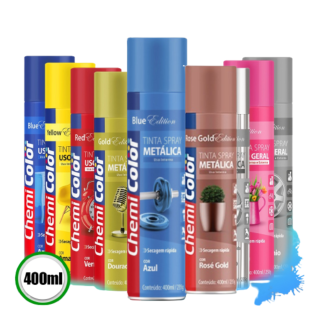 Tinta Spray Metalica Uso Interno 400mL Chemicolor