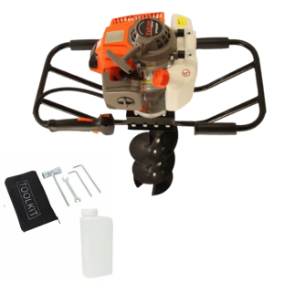 PERFURADOR DE SOLO VPS630P 2T 63CC 3,0HP COM BROCA 80X20CM PARA DOIS OPERADORES VULCAN TRENT