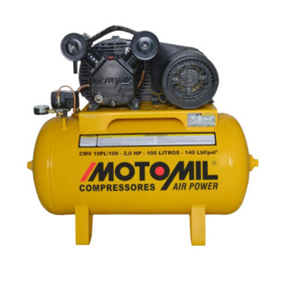 Compressor de Ar 100 litros 9 Pes 2hp CMV-10PL/100A  Motomil 