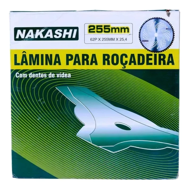 LAMINA P/ ROCADEIRA VIDEA 62D 255 X 25,4 NAKASHI