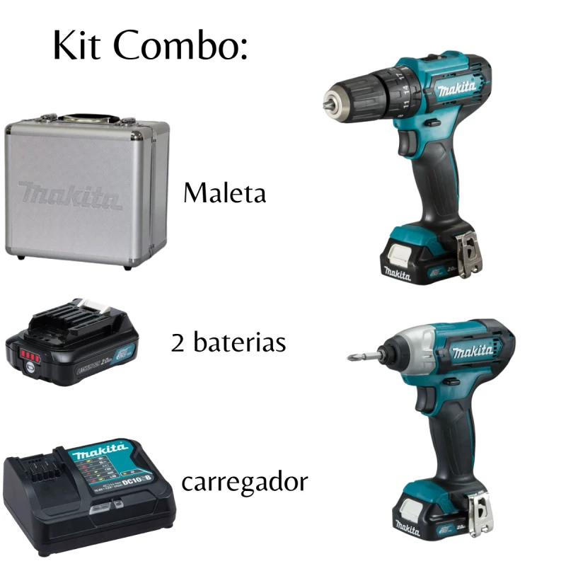 Kit Combo A Bateria CLX228SAX Bivolt Makita