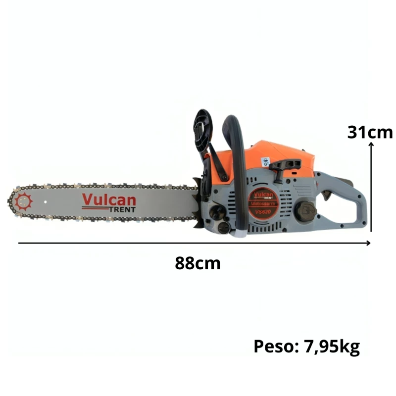 MOTOSSERRA 62CC VS620 VULCAN