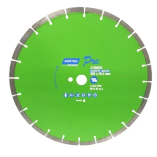DISCO DIAMANTADO P/ ASFALTO/CONCRETO 350MM NORTON