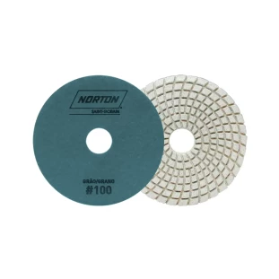 DISCO FLEX DIAMANTADO 100MM GR 100 AZUL NORTON