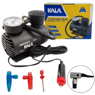 COMPRESSOR DE AR COMPACTO 12V KALA