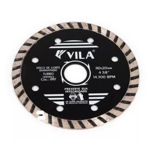 Disco Diamantado 110mm Turbo Vila