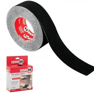 Fita Antiderrapante 50 X 5 Preta Nove54