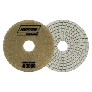 DISCO FLEX DIAMANTADO 100MM GR 3000 MARROM NORTON