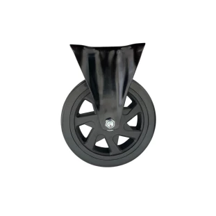 RODIZIO PVC 6 PRETO FIXO AJAX